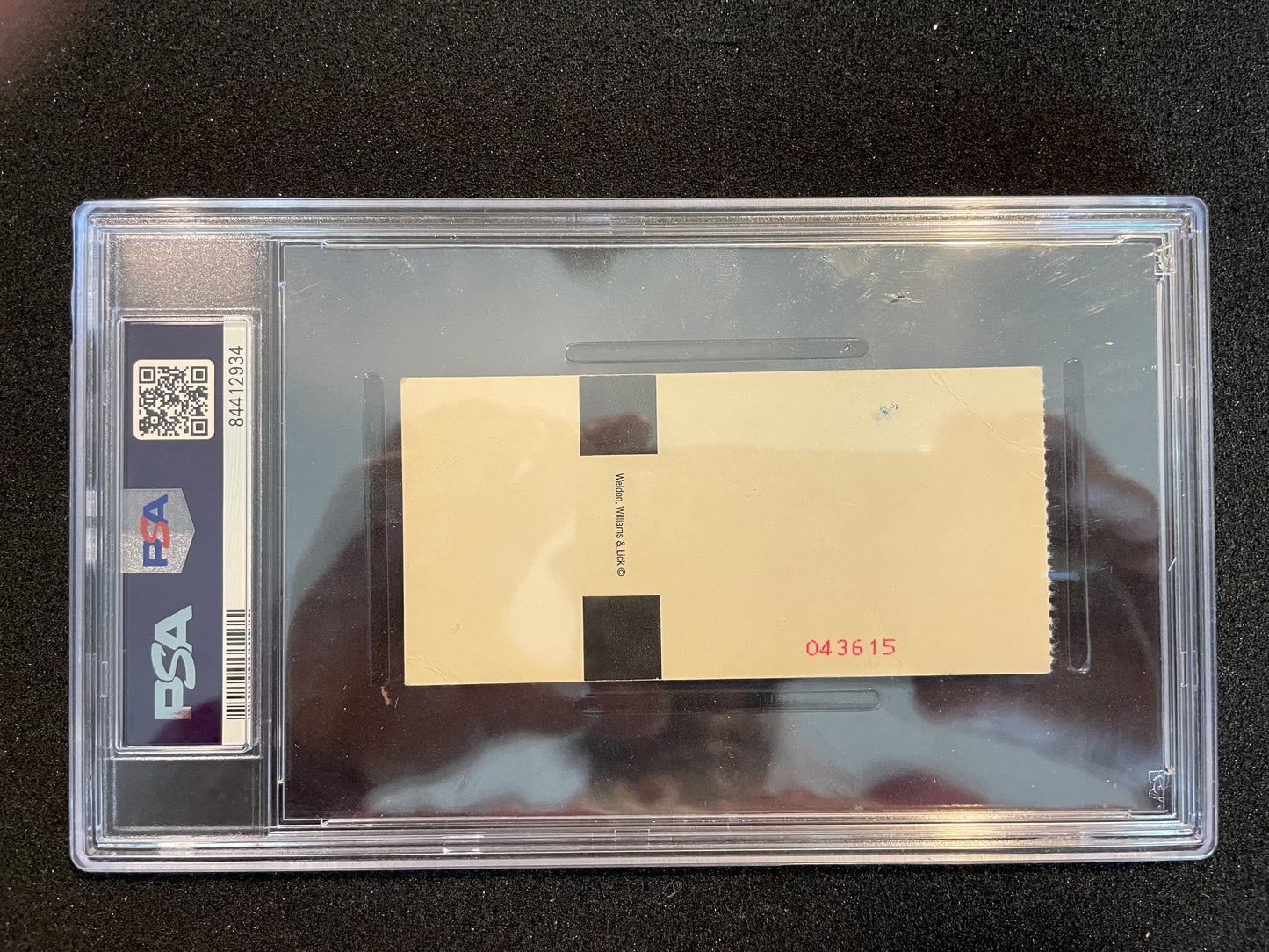 2003 LEBRON JAMES FINAL HIGH SCHOOL GAME TICKET STUB PSA 3