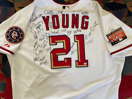 Dmitri Young 2007 Allstar Game Game Used Jersey