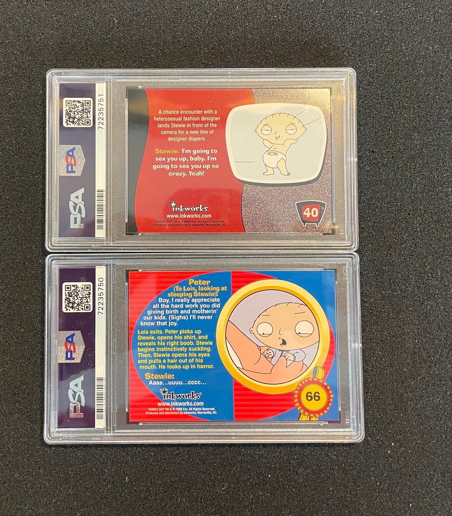 2006 Inkworks Family Guy Trading cards