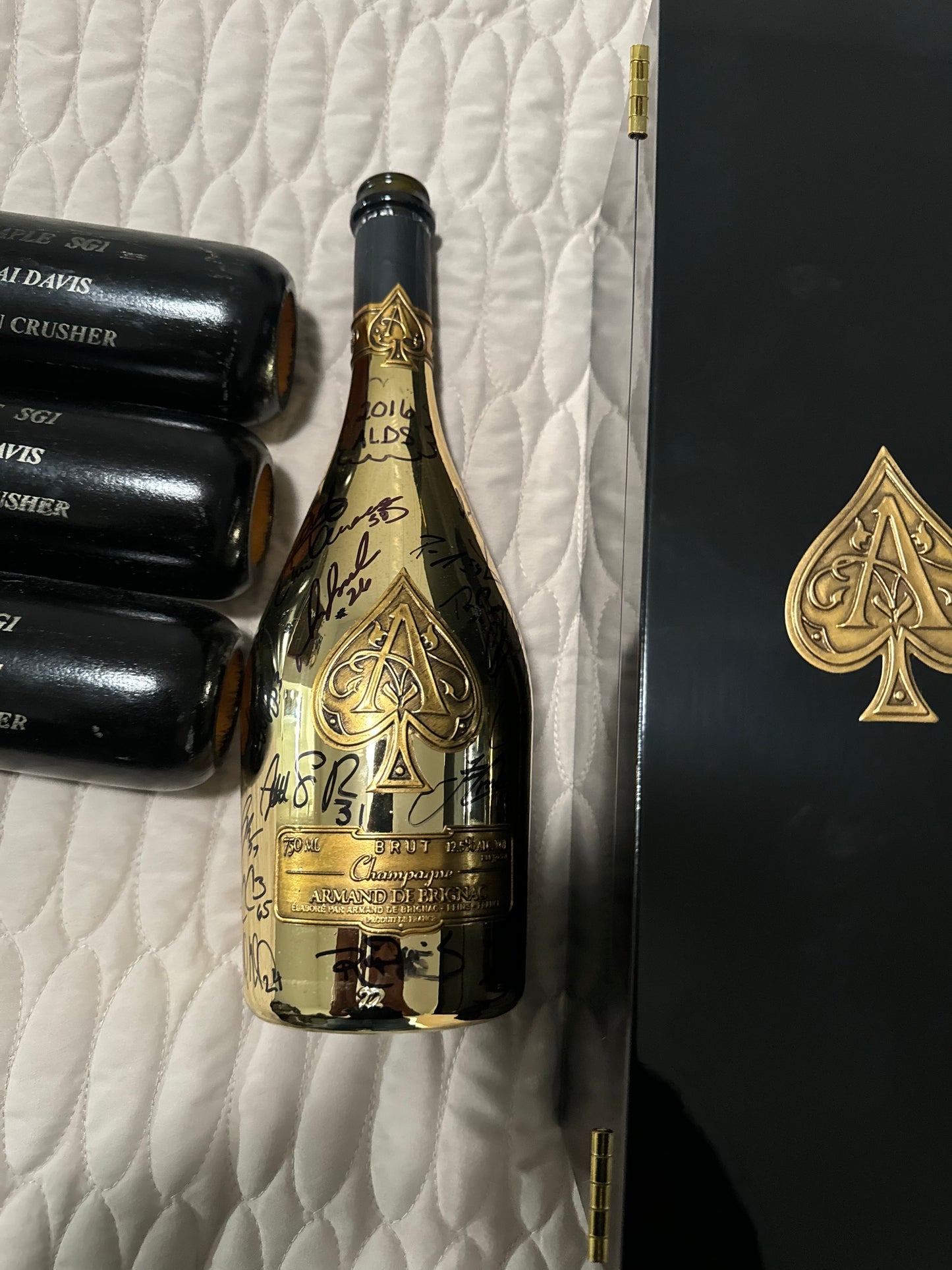 2016 ALDS Signed Champagne Bottle
