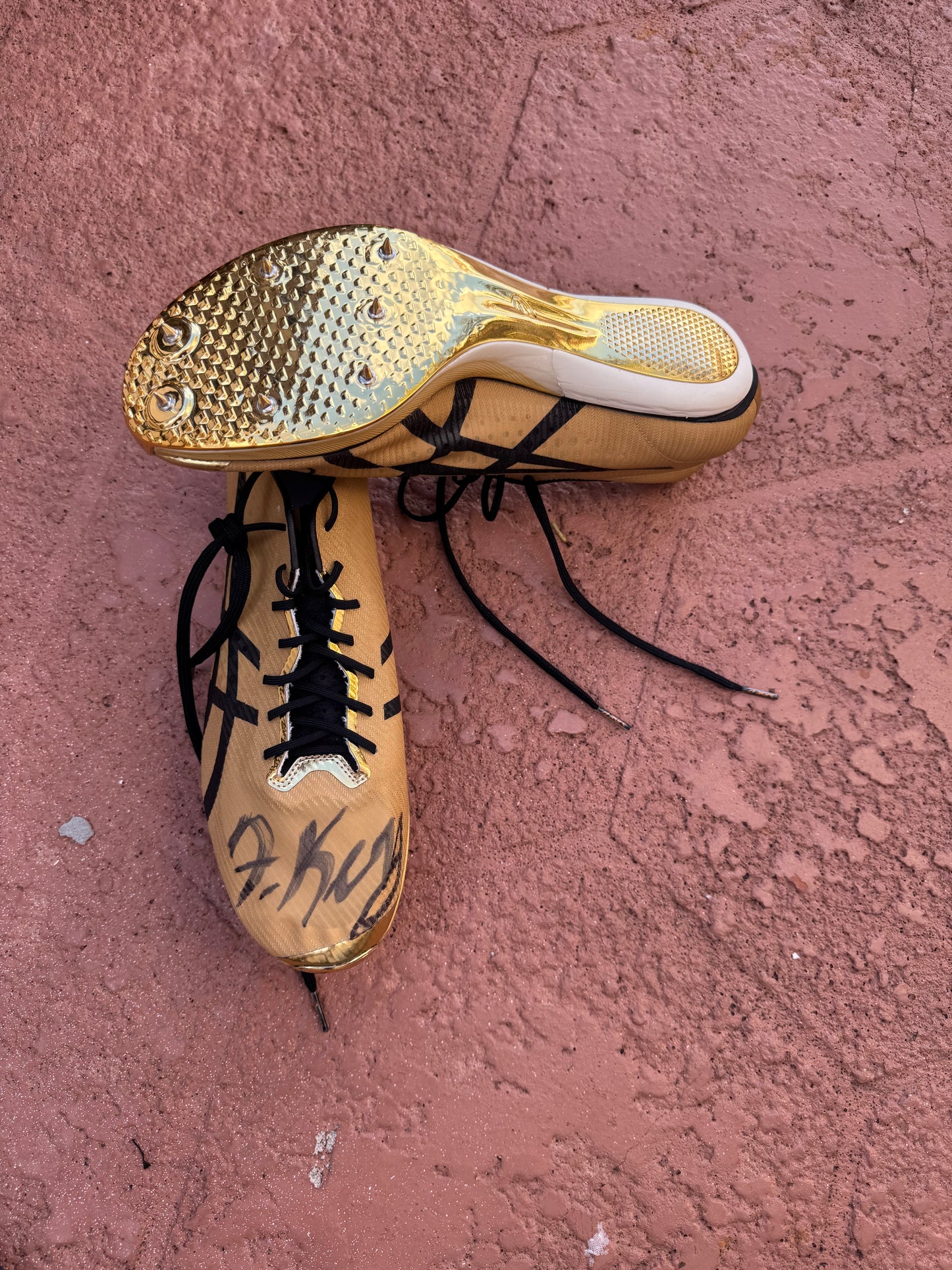 Fred Kerley Event Worn Spikes